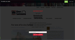 Desktop Screenshot of 1samoana.com