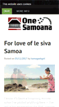 Mobile Screenshot of 1samoana.com